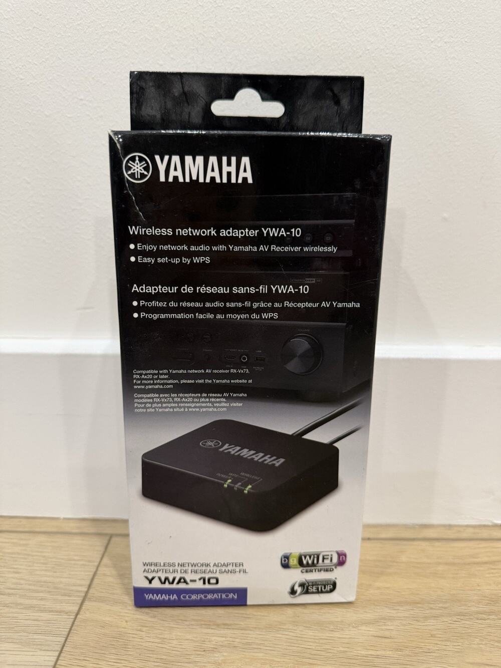 Yamaha YWA-10 Wireless Network Audio Streaming Adapter Wi-Fi New